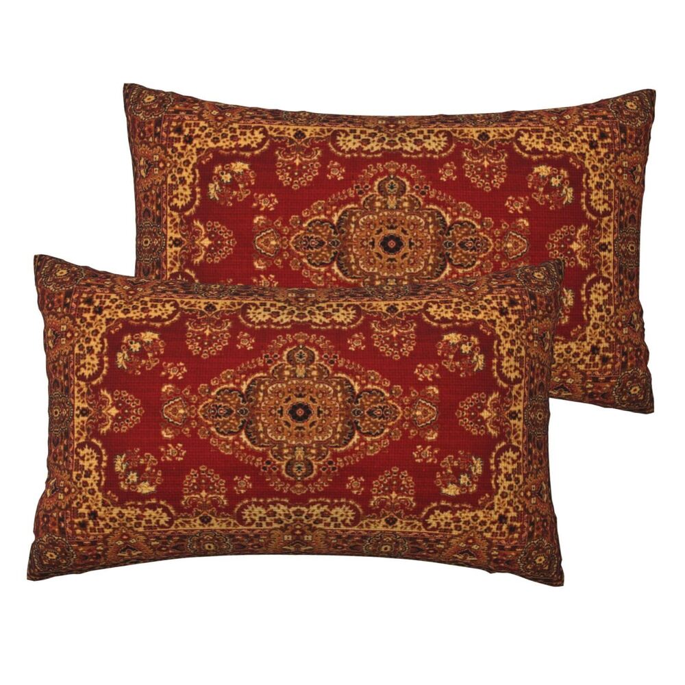 3796 Boho Lumbar Pillow Covers 12x20 Set of 2 Vintage Decorative Throw